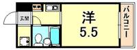 カサベラ岡本の間取り