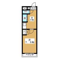 アイルーム一ツ木Iの間取り