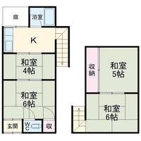 愛知県名古屋市港区川間町2(一戸建)の賃貸物件の間取り