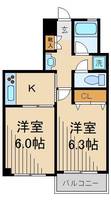 東京都練馬区桜台1(マンション)の賃貸物件の間取り