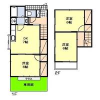 神奈川県平塚市山下1(一戸建)の賃貸物件の間取り
