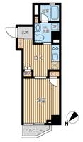 東京都台東区蔵前2(マンション)の賃貸物件の間取り