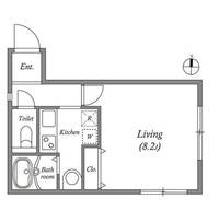 東京都大田区千鳥1(マンション)の賃貸物件の間取り