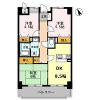 兵庫県豊岡市今森(マンション)の賃貸物件の間取り