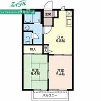 ラ ヴォーテ Aの間取り