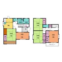 愛知県豊川市川花町2(一戸建)の賃貸物件の間取り