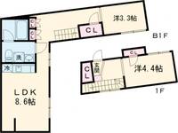 PASEO SANGENJAYA-EASTの間取り