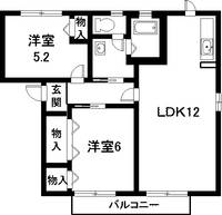 物件の間取り画像