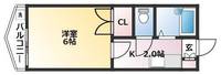 高知県高知市新田町(マンション)の賃貸物件の間取り