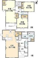 埼玉県さいたま市見沼区大字南中野(一戸建)の賃貸物件の間取り