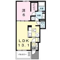 ソレイユ松崎 Aの間取り