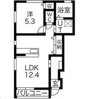 物件の間取り画像