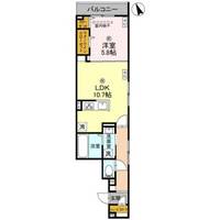 兵庫県西宮市学文殿町2(アパート)の賃貸物件の間取り