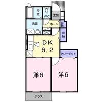 香川県三豊市詫間町詫間(アパート)の賃貸物件の間取り