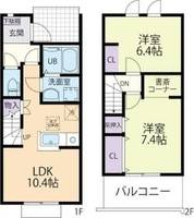 Doux maison(ドゥーメゾン)竹林町の間取り