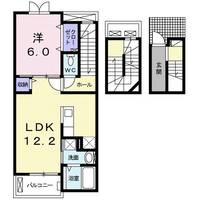 栃木県小山市犬塚4(アパート)の賃貸物件の間取り