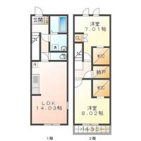 三重県四日市市住吉町(一戸建)の賃貸物件の間取り