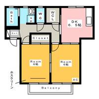 フォーレス湖西の間取り