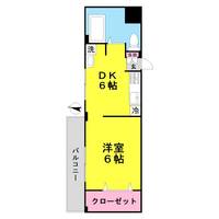 東京都新宿区榎町(マンション)の賃貸物件の間取り