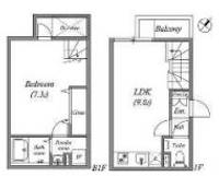 LEGALAND都立大学IIの間取り