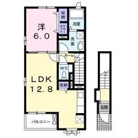 埼玉県吉川市栄町(アパート)の賃貸物件の間取り