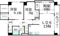 CREST中田の間取り