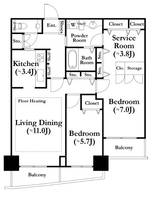 物件の間取り画像
