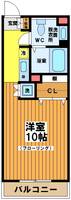 東京都渋谷区本町6(マンション)の賃貸物件の間取り