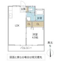 ルポール福原の間取り
