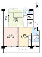UR香里の間取り