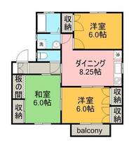 物件の間取り画像
