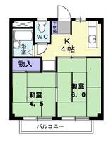 群馬県高崎市並榎町(アパート)の賃貸物件の間取り