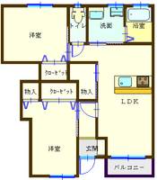 物件の間取り画像