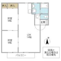 グリーンヒル A棟の間取り