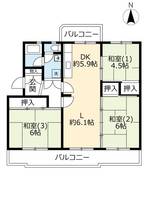 UR花園の間取り