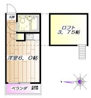 東京都新宿区西落合2(アパート)の賃貸物件の間取り