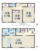 物件の間取り画像