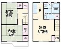 千葉県野田市山崎(一戸建)の賃貸物件の間取り