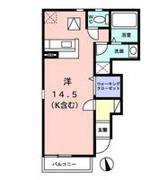 神奈川県川崎市高津区北見方1(アパート)の賃貸物件の間取り