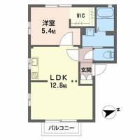 グリーンメゾン新堀Bの間取り