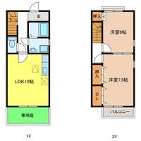 岐阜県岐阜市日置江(一戸建)の賃貸物件の間取り