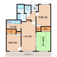 物件の間取り画像
