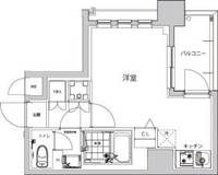 ハーモニーレジデンス早稲田夏目坂の間取り