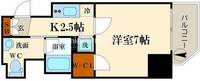 ファーストステージ京町堀レジデンスの間取り