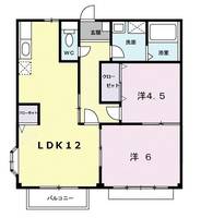 サニーコーポ 2の間取り