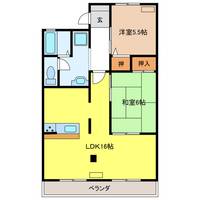 グランディールIの間取り