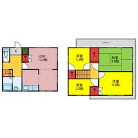 埼玉県鶴ヶ島市大字上広谷(一戸建)の賃貸物件の間取り
