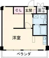 奈良県奈良市小西町(マンション)の賃貸物件の間取り