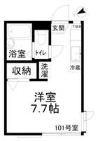 レジデンスモロオカBの間取り