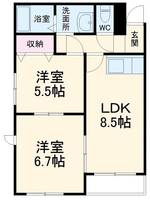物件の間取り画像